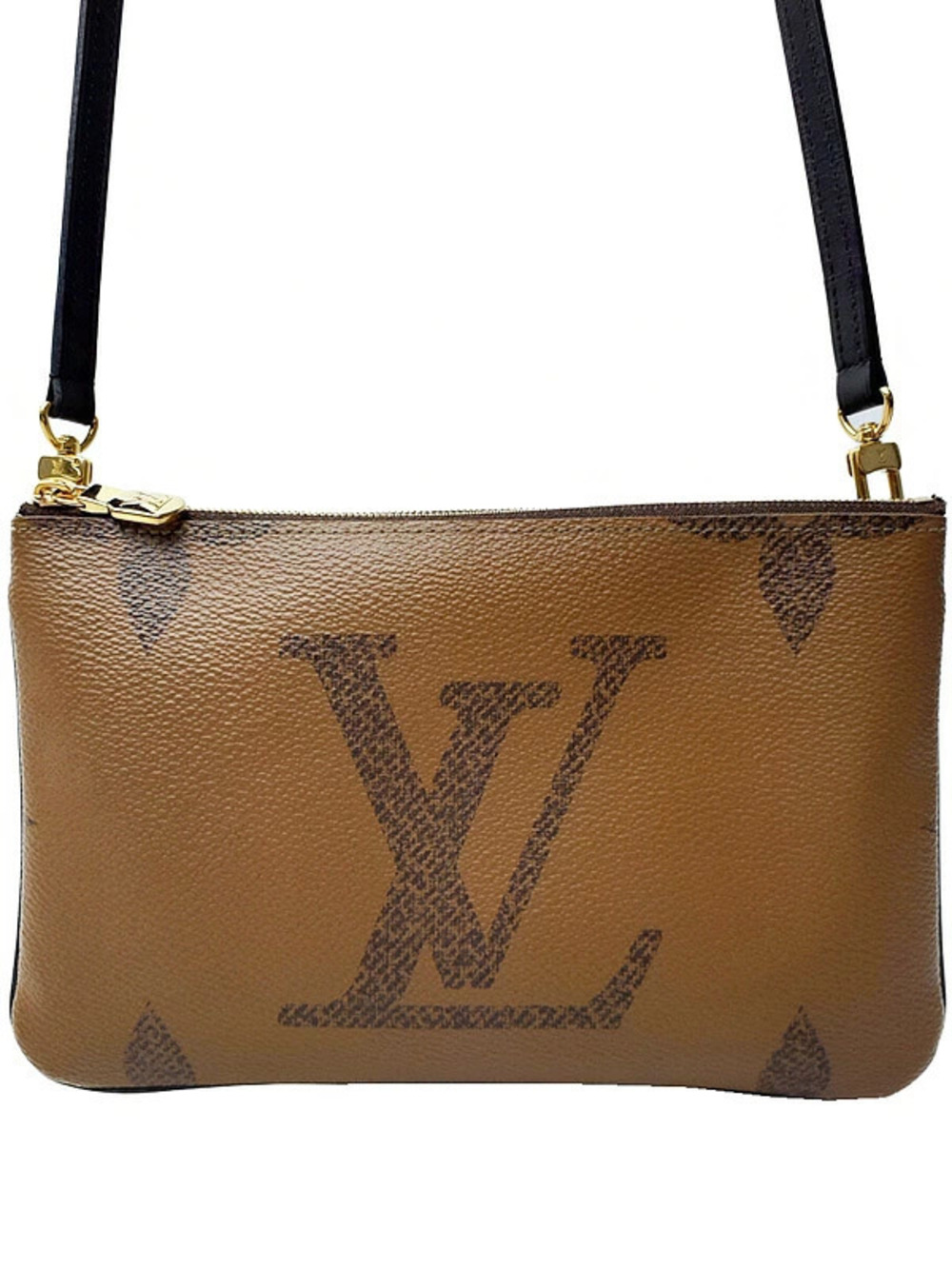 Louis Vuitton Monogram Giant Pochette Double Zip Shoulder Bag